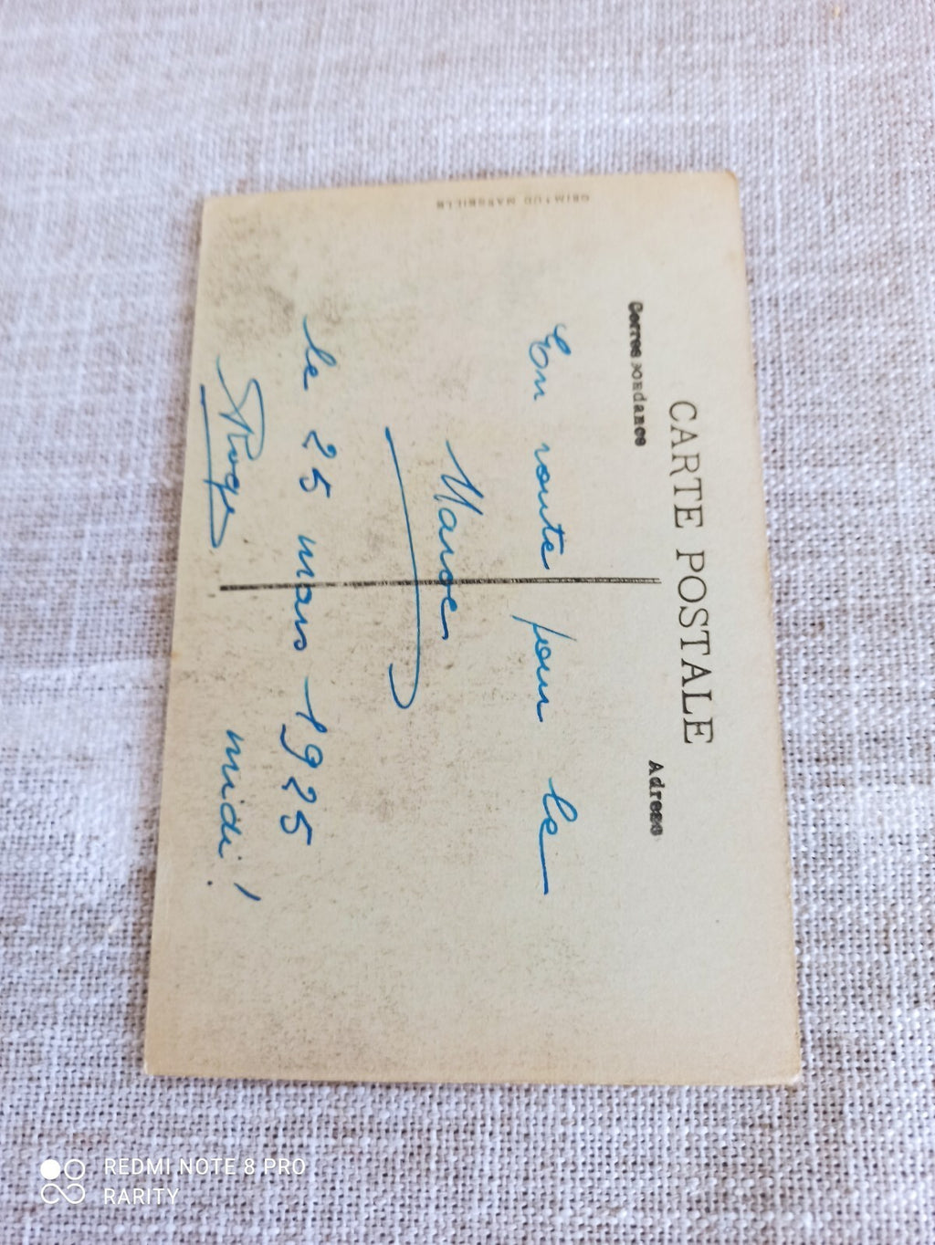 Carte Postale Ancienne Paquebot SS MEDIE II Compagnie Paquet Maritime Vintage
