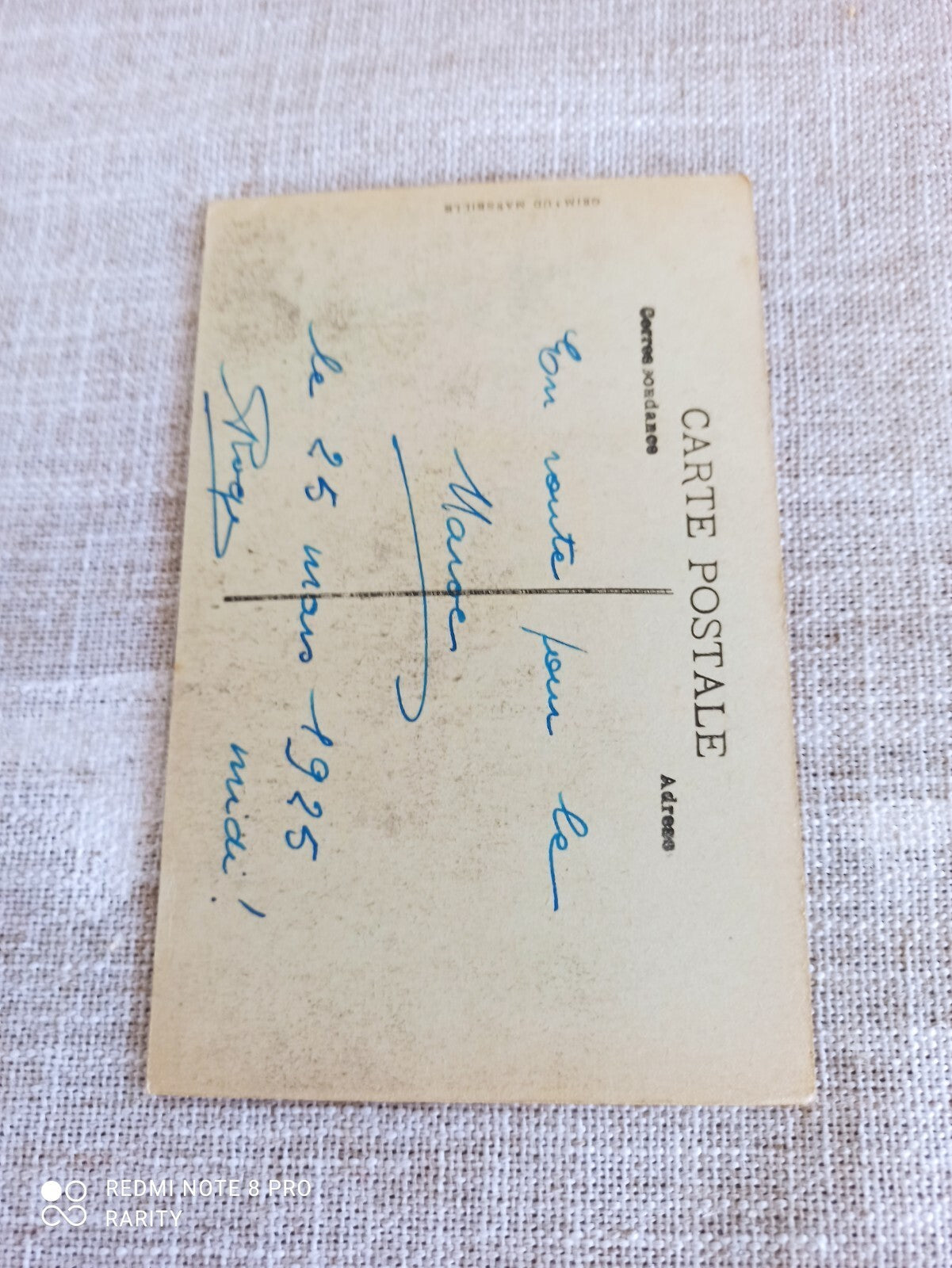 Carte Postale Ancienne Paquebot SS MEDIE II Compagnie Paquet Maritime Vintage