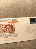 Lettre premier jour Adult’s Day Japon 1963 oblitérée philatélie FDC (Ref 12)