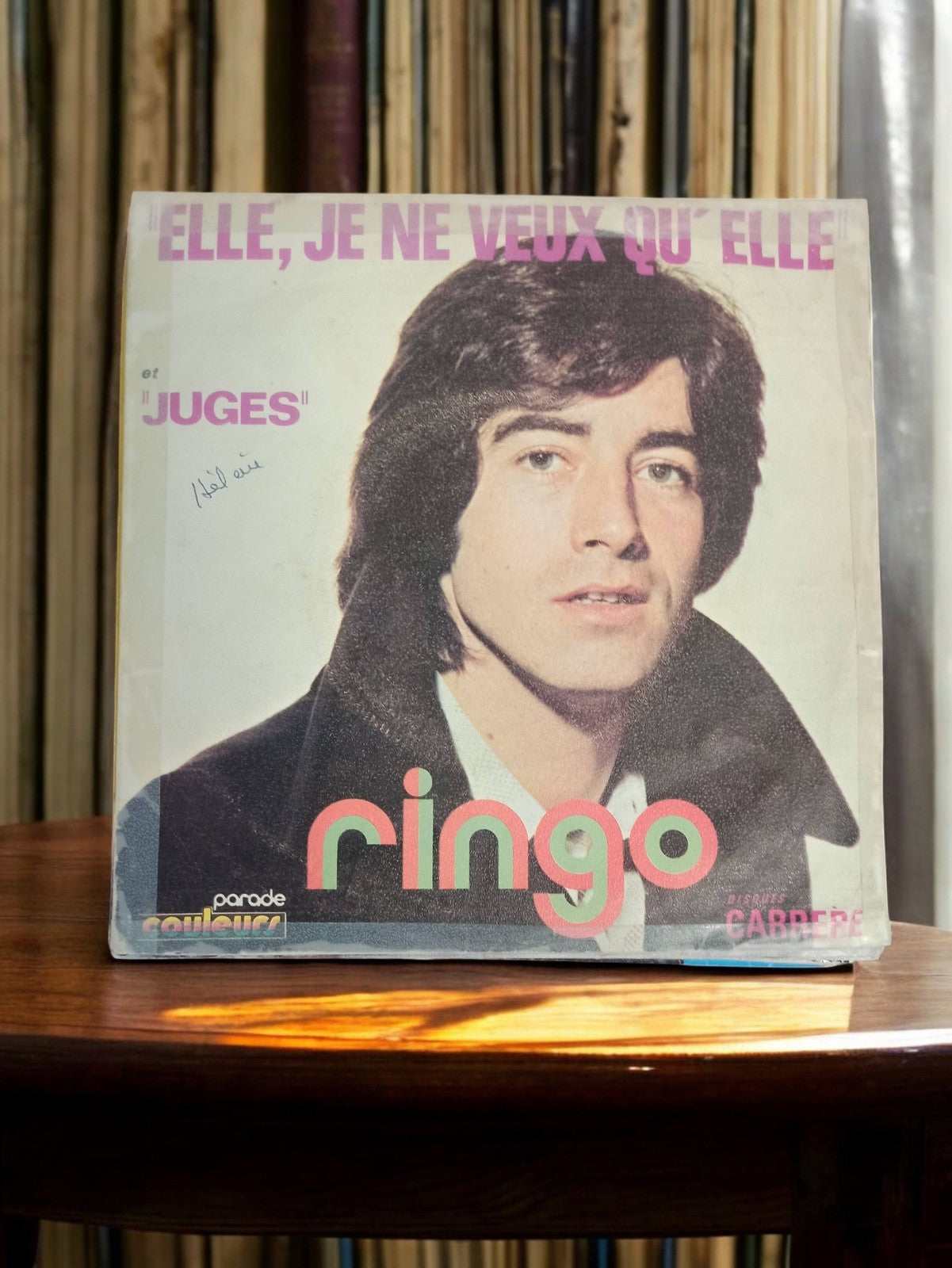 Vinyle 45 tours Ringo ancien rétro Disques Carrere pochette photo vintage