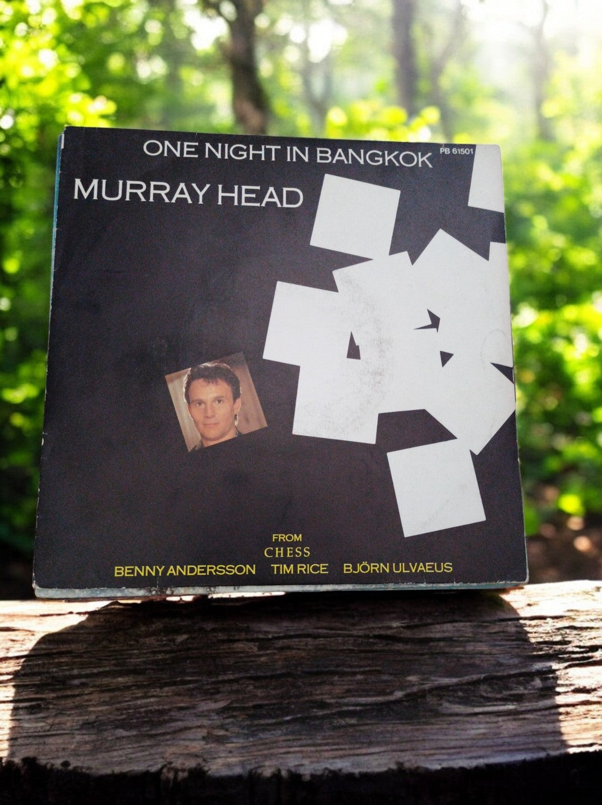 Vinyle 45T Murray Head One Night in Bangkok vintage, pochette originale