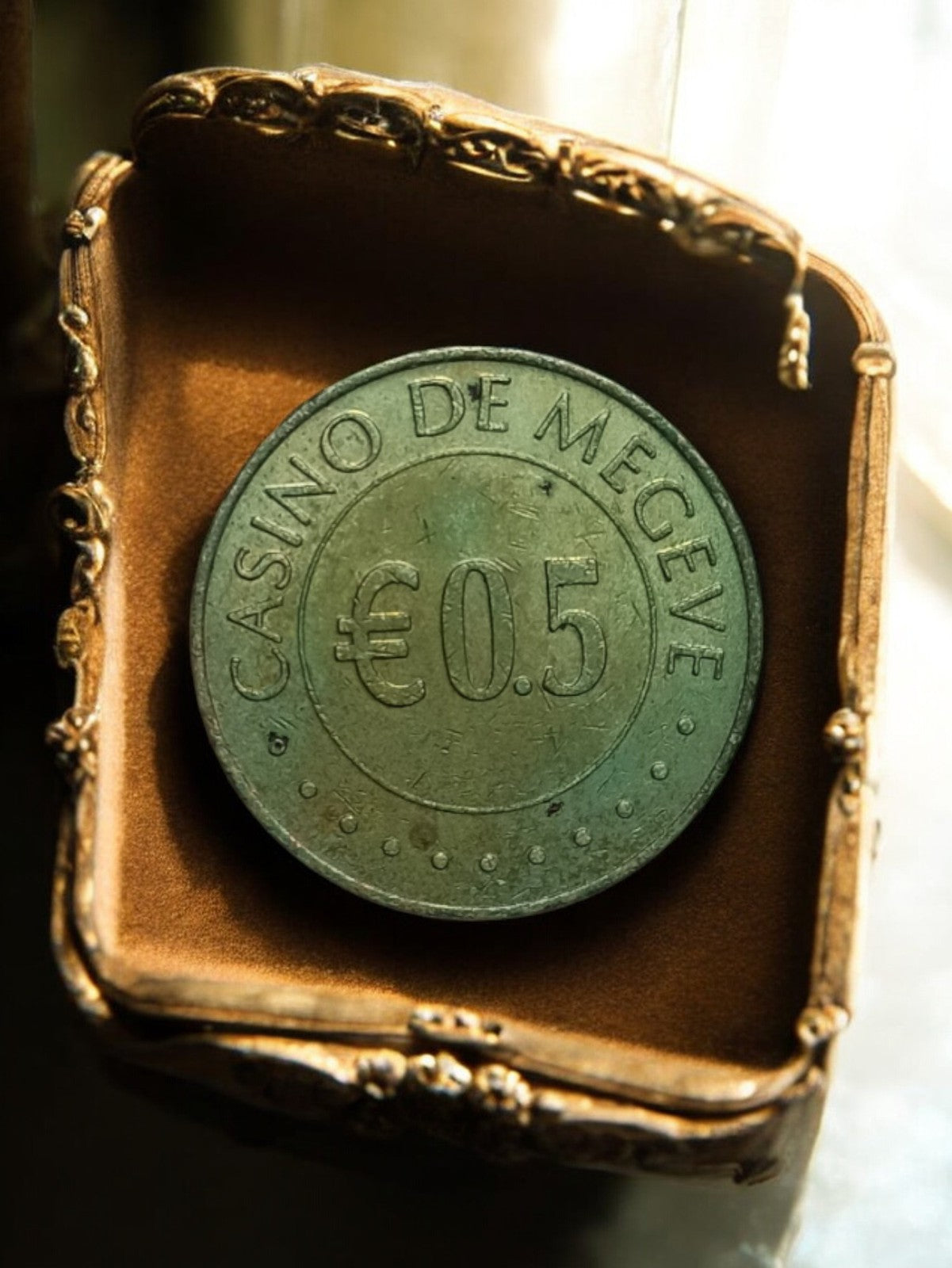 Jeton de casino vintage en métal - Pièce de collection unique