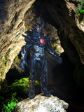 Figurine Kaiju Ultraman noir rouge monstre japonais série héros