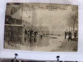 CPA Paris Crue de la Seine 1910 Quai Montebello rue Bièvre photo ancienne
