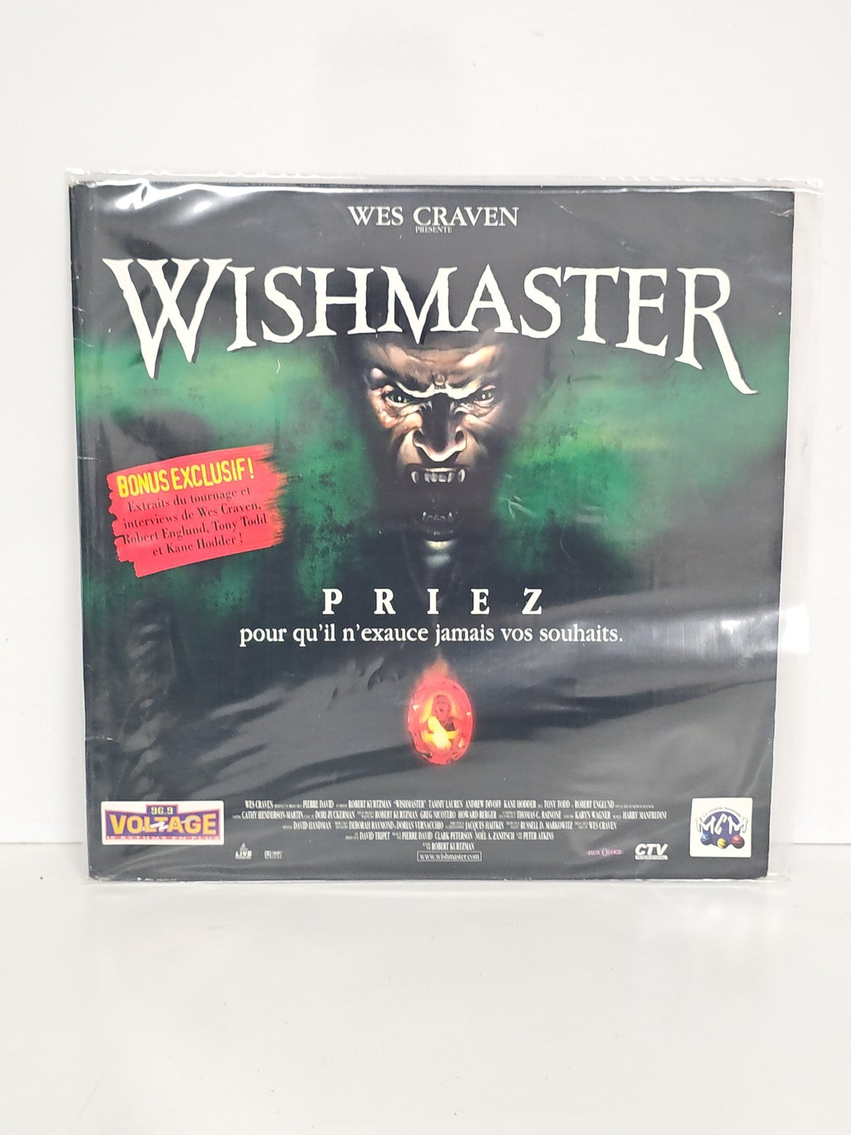Laserdisc Wishmaster film horreur VF - Vidéo disque grand format d'occasion