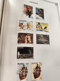 Timbres anciens Guyana $2 $7 sport espace navire oblitérés vintage philatélie