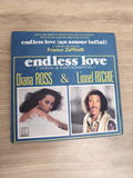 Vinyle 45 tours Endless Love Diana Ross Lionel Richie Motown pochette bleue