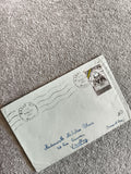 Lettre affranchie Maroc 1975 cachet Rabat timbre 15c philatélie enveloppe