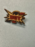 Vintage pin's BUT éclat pop art émaillé collection rétro (Ref 18)