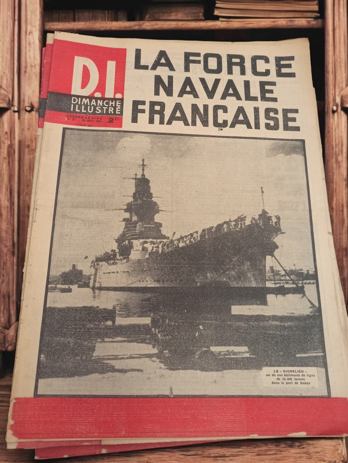 Magazine Dimanche Illustré 1940 marine ancienne presse vintage rétro France