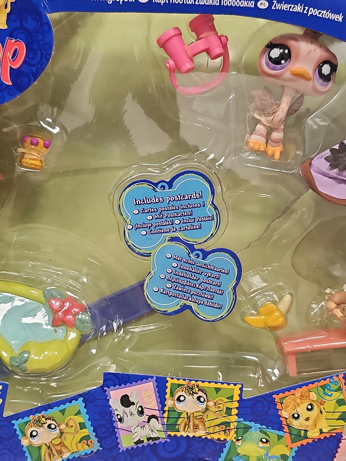 Figurines Littlest Petshop exclusives Postcard Pets 3-Pack animaux miniatures jo
