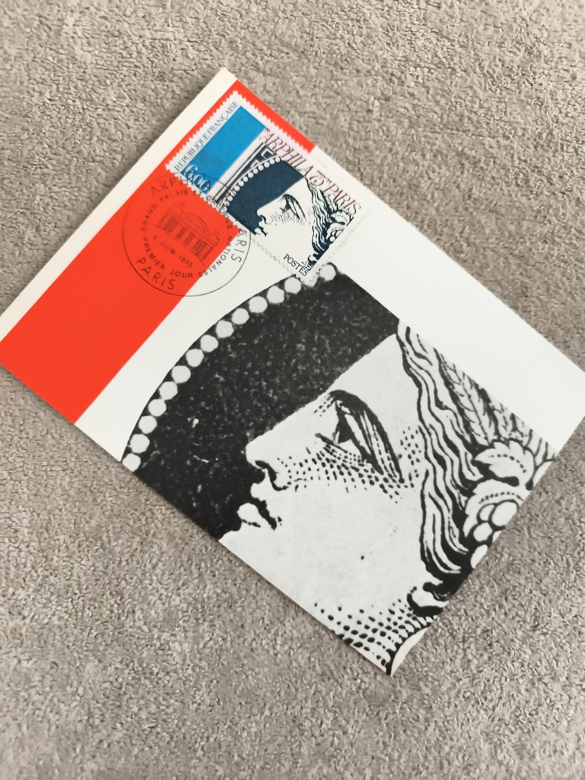 Carte Premier Jour Art du Timbre Paris Marianne oblitérée philatélie