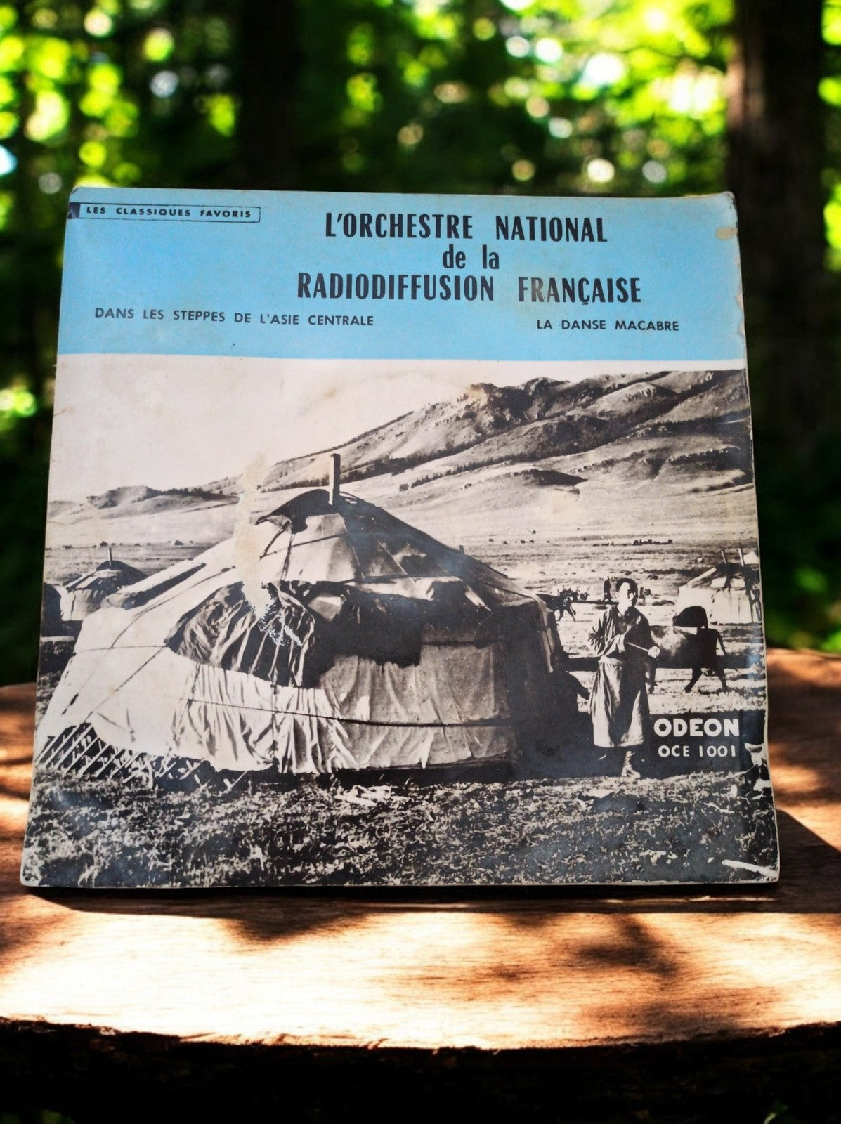 Vinyle 45T L'Orchestre National Radiodiffusion Française Odeon OCE 1001 pochette