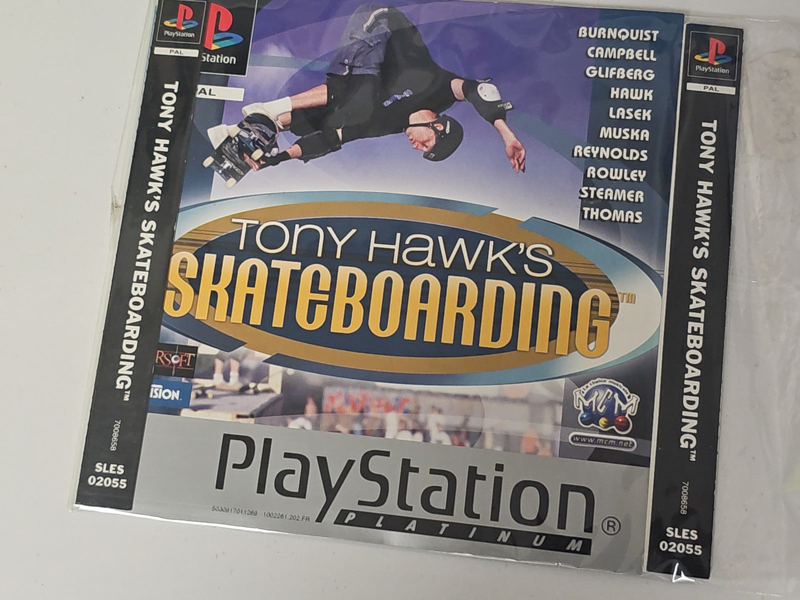 Notice jeu PS1 Tony Hawk's PlayStation mode d'emploi officiel d'occasion