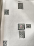 Timbres anciens Guatemala x6 variétés couleurs philatélie vintage Amérique Latin