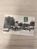 Carte postale ancienne Alais Hôtel de Ville LL affranchie timbre 5c collection