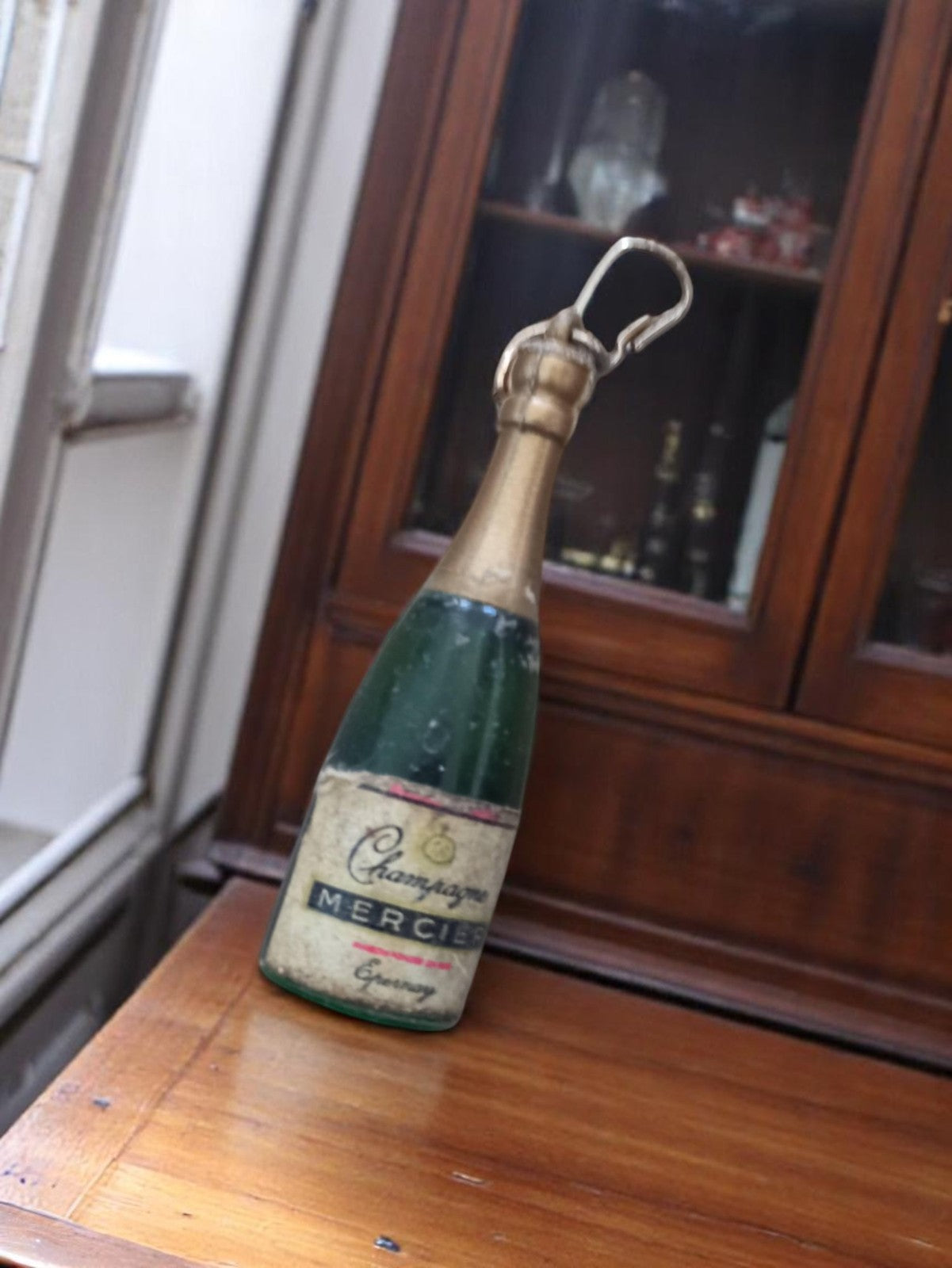 Porte-clés publicitaire vintage, objet de collection original