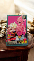 Carte Dragon Ball Z vintage n°517, rare, Majin Boo & Goku, collection