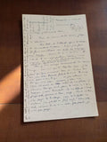 Lettre manuscrite 1940 guerre Marseille témoignage émouvant époque 39-45