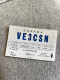 Carte QSL radio VE3CSN Canada 1975 ancienne QSL amateur vintage ondes courtes