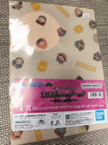 Pochette transparente One Piece Ichiban Kuji Bandai Namco + stickers Mugiwara