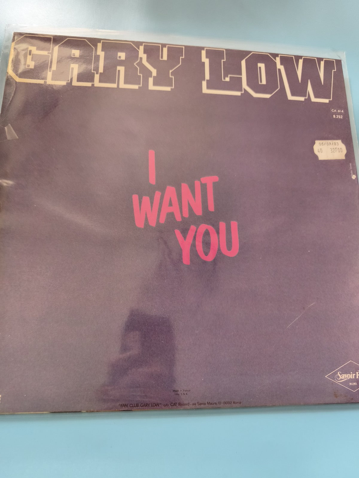 Vinyle 33 tours rétro Gary Low ancien disque LP vintage collection musique