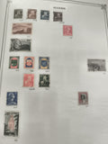 Timbres Algérie anciens variés, lot philatélie oblitérés, paysages et monuments