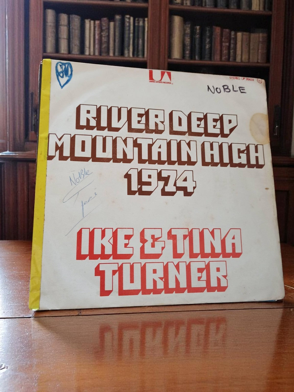 Vinyle vintage LP Ike & Tina Turner River Deep Mountain High 1974 pochette