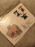 Lettre FDC Pologne 1960s timbres Polska monuments cachet Varsovie philatélie