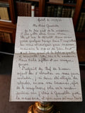 Lettre manuscrite ancienne 1943 Seconde Guerre Mondiale adressée Geneviève