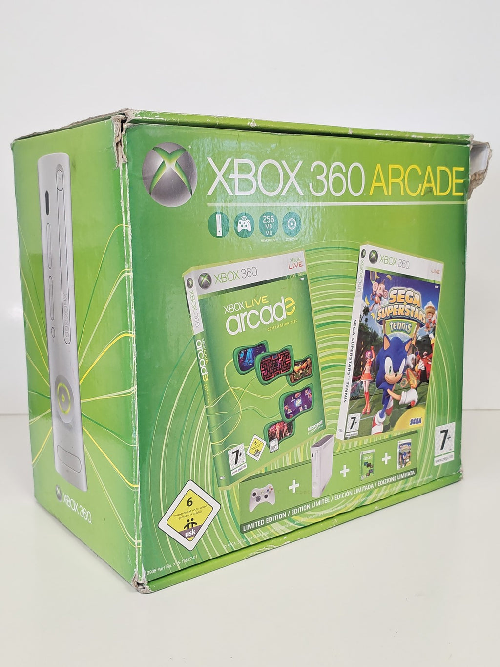 Boîte vide Xbox 360 Arcade Sega Superstars, emballage d?origine Microsoft