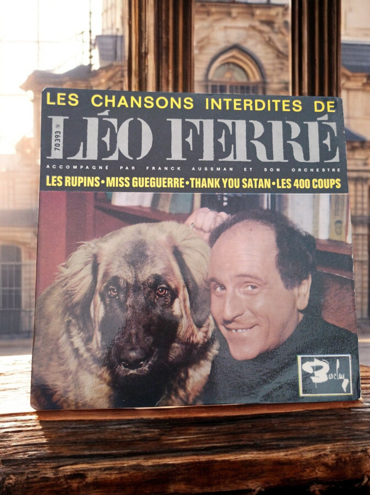 Vinyle 45 tours Leo Ferré Franck Auber Barclay - Vintage Musique Française