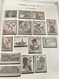 Timbres poste aérienne Guinée sportifs et thématiques, lot années 60-70 philatél