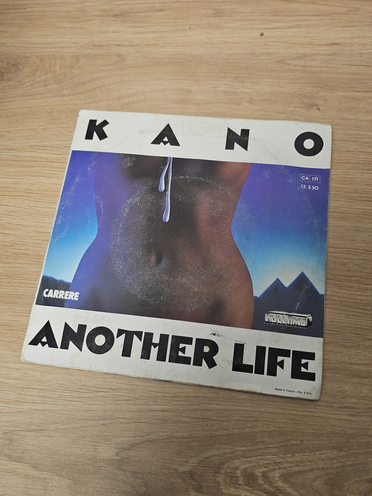 Vintage 45 tours rétro Kano disque vinyle ancien collection musique années 80