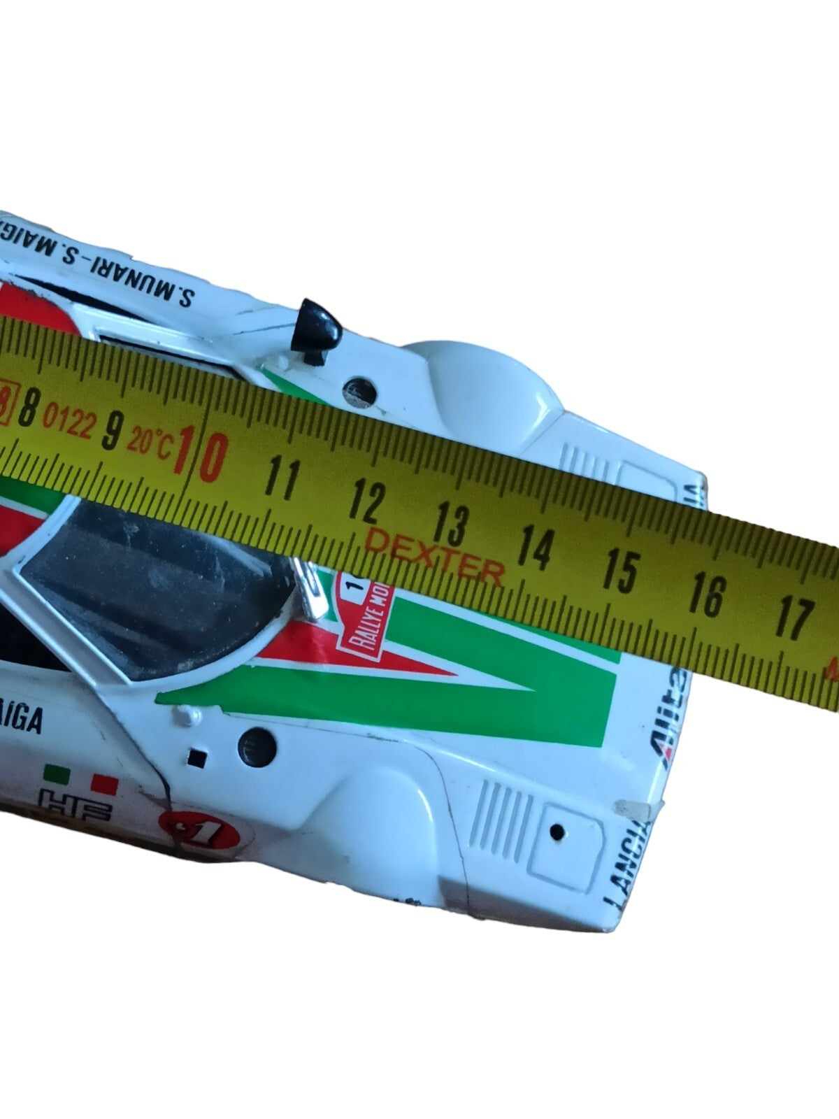 Voiture miniature Burago Lancia Stratos Rallye Monte Carlo déco Alitalia