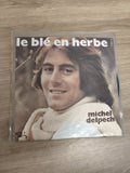 Vinyle 45 tours Michel Delpech "Le blé en herbe" pochette photo couleur (Ref 6)