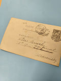 Ancienne enveloppe oblitérée XIXe philatélie collection timbre rare