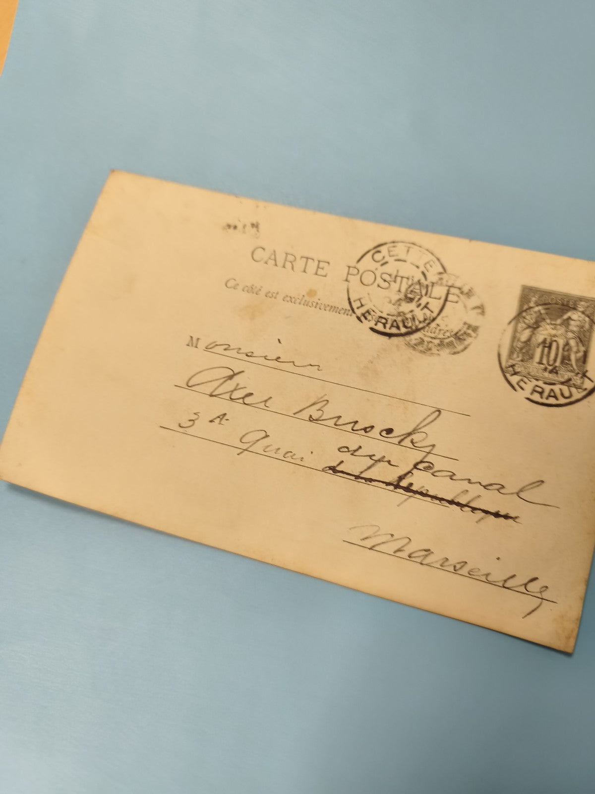 Ancienne enveloppe oblitérée XIXe philatélie collection timbre rare