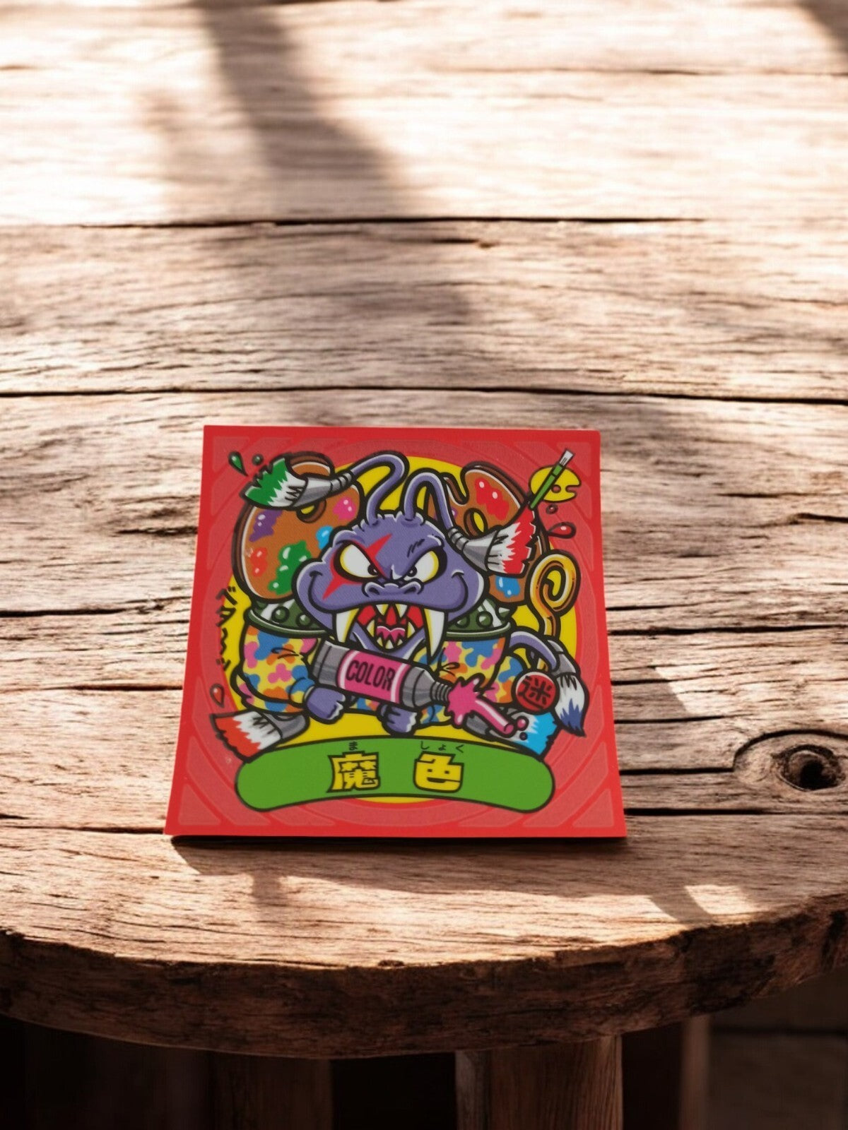 Sticker Bikkuriman Seal Magic 96 Evi – Autocollant japonais illustré, motif démo
