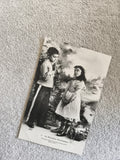 CPA photo ancienne La Première Permission scène enfants costume début XXe