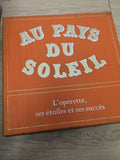 Vintage vinyle 33 tours rétro Au Pays du Soleil disque ancien collection musique