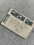 Lettre affranchie timbres Maroc 50c La Kasbah Par Avion philatélie Paris
