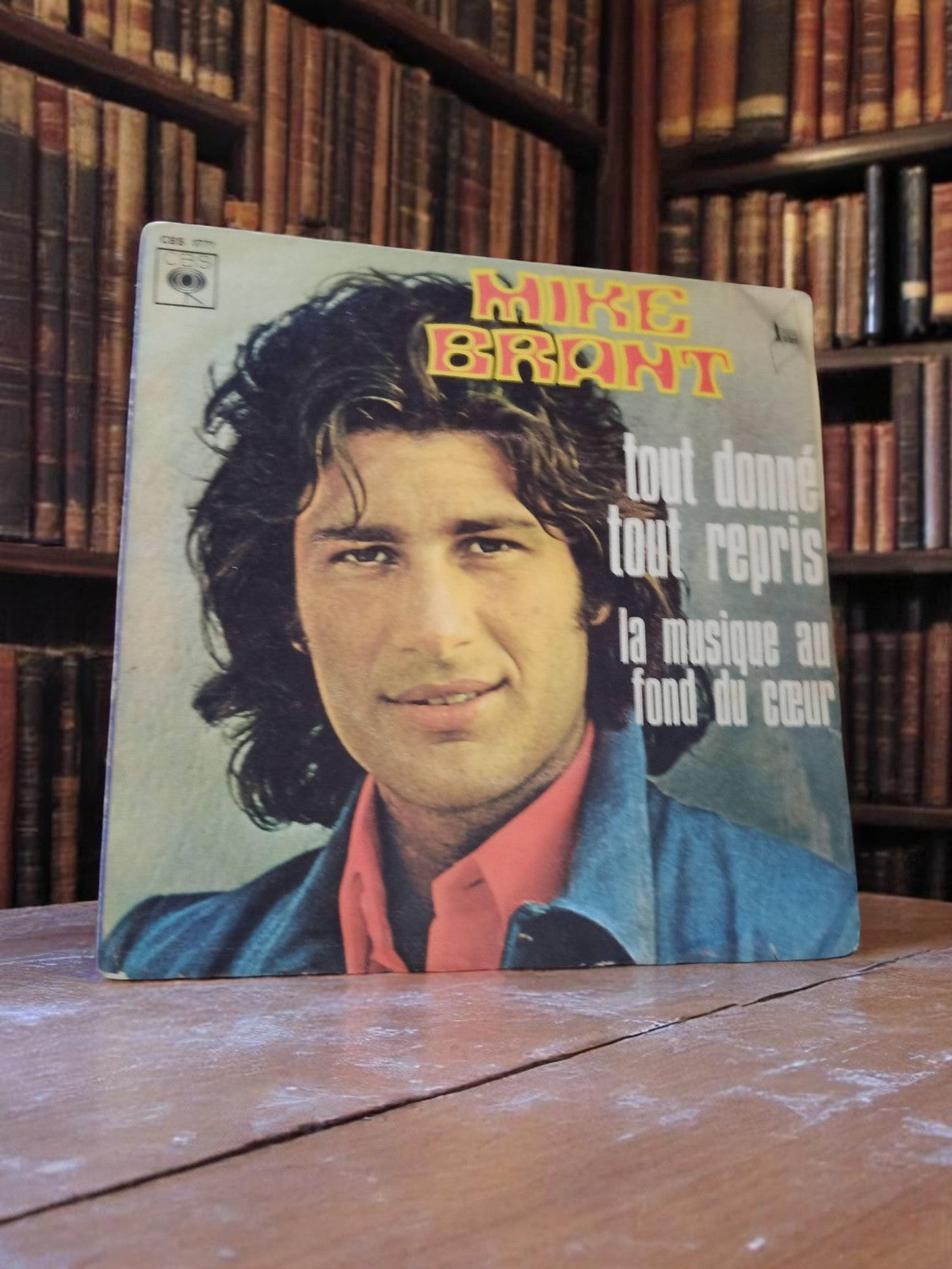 Vinyle 45 tours Mike Brant CBS pochette d'époque vintage années 70