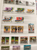 Timbres anciens Guinée Jeux Olympiques Moscou et animaux Afrique lot philatélie