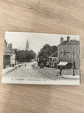 Ancienne carte postale La Flèche Place des Carmes LL noir et blanc vintage