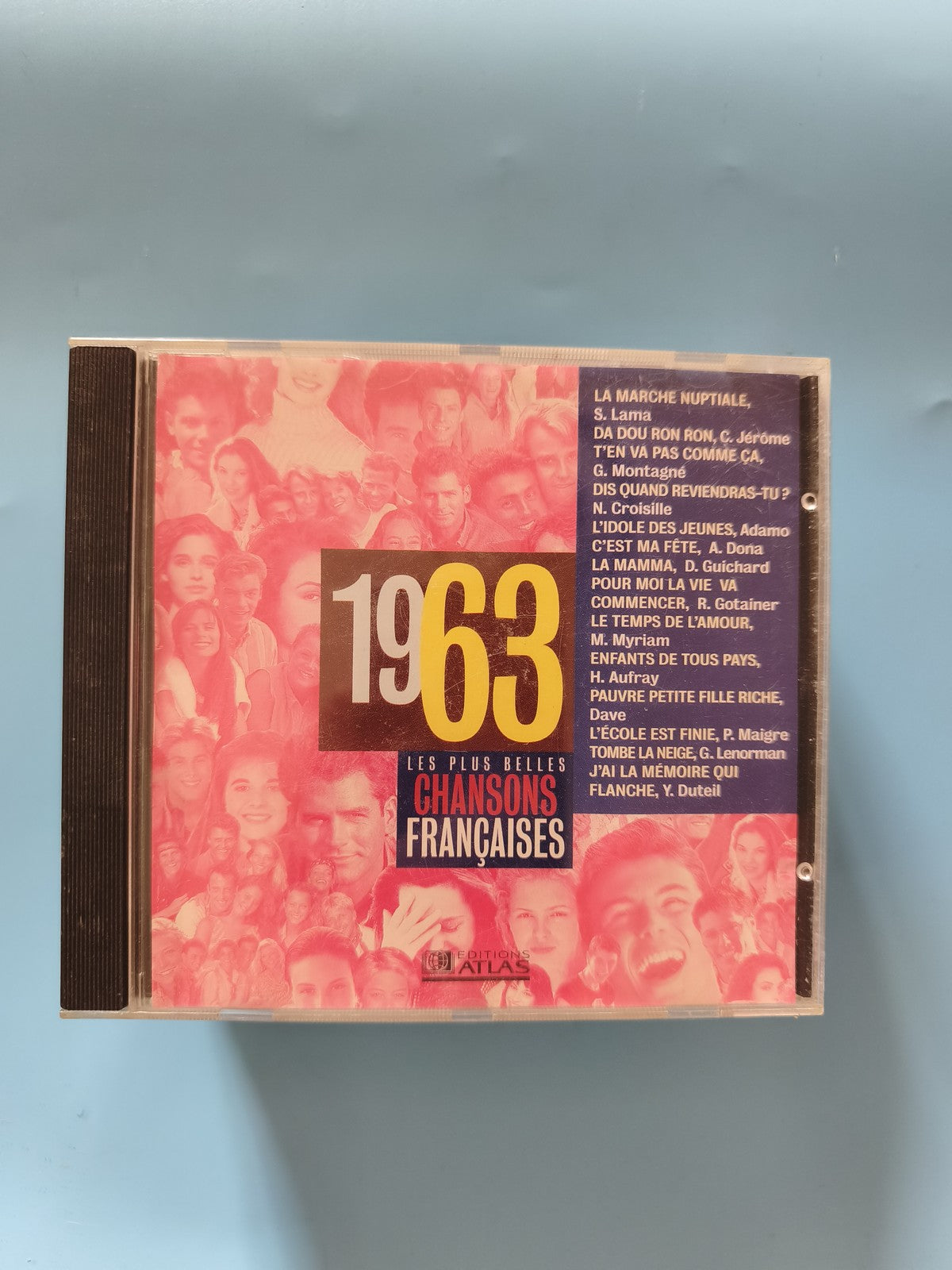 CD musique chansons françaises 1963, compilation titres francophones d'époque
