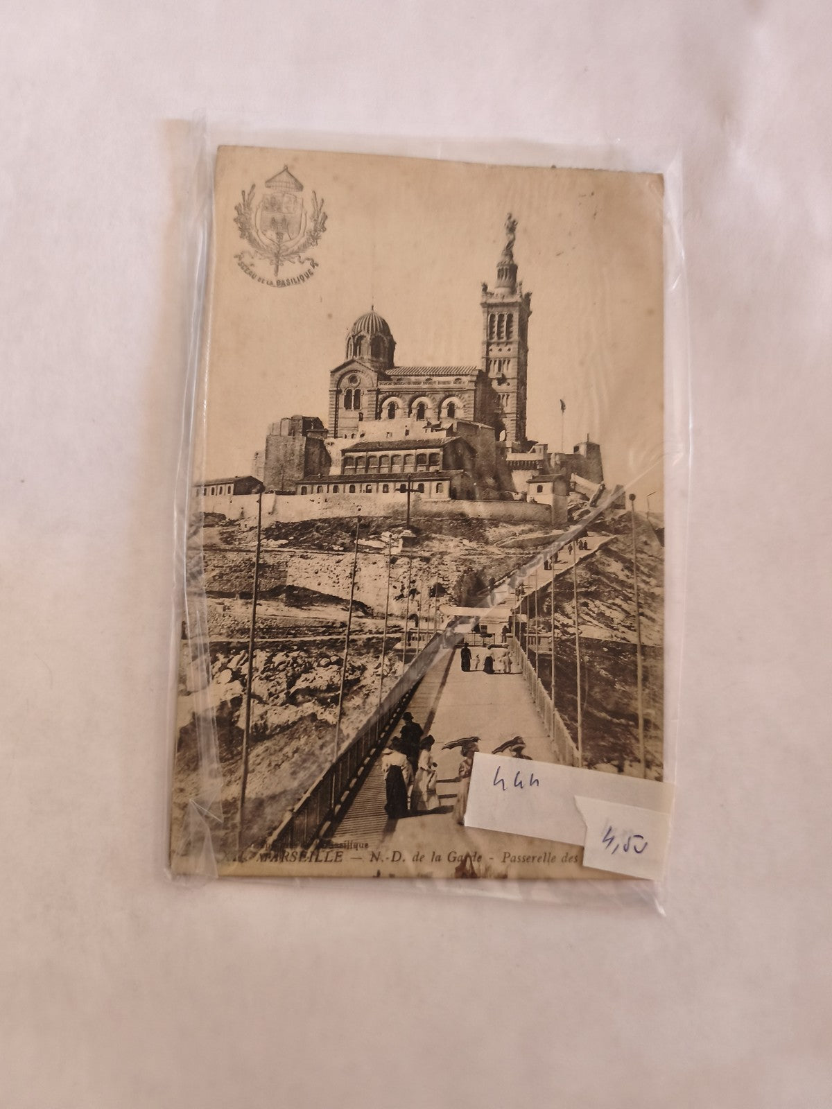Carte postale ancienne vintage Marseille vue rétro collection France