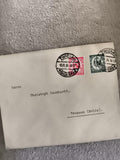 Lettre affranchie Allemagne 1934 timbres Deutsches Reich cachet Zwickau philatél