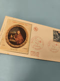 Enveloppe FDC Croix-Rouge 1969 Avignon timbre illustration L'Hiver