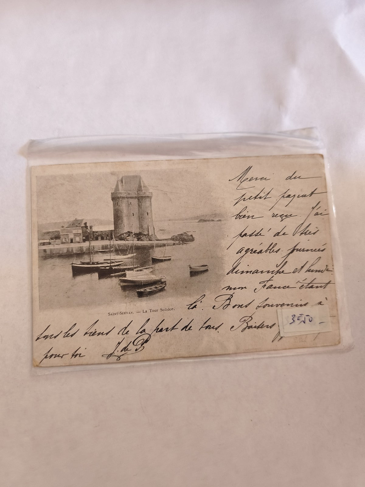 Carte postale ancienne vintage Saint-Servan, rétro collection France paysage
